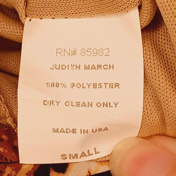 Judith March Snakeskin Print Dress Size Small - Picture 6 of 6